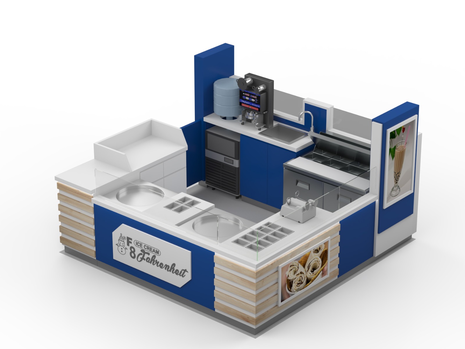 ice cream kiosk