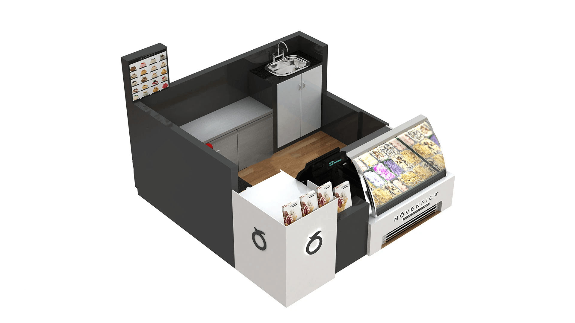 ice cream kiosk