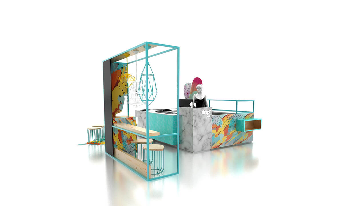 ice cream booth