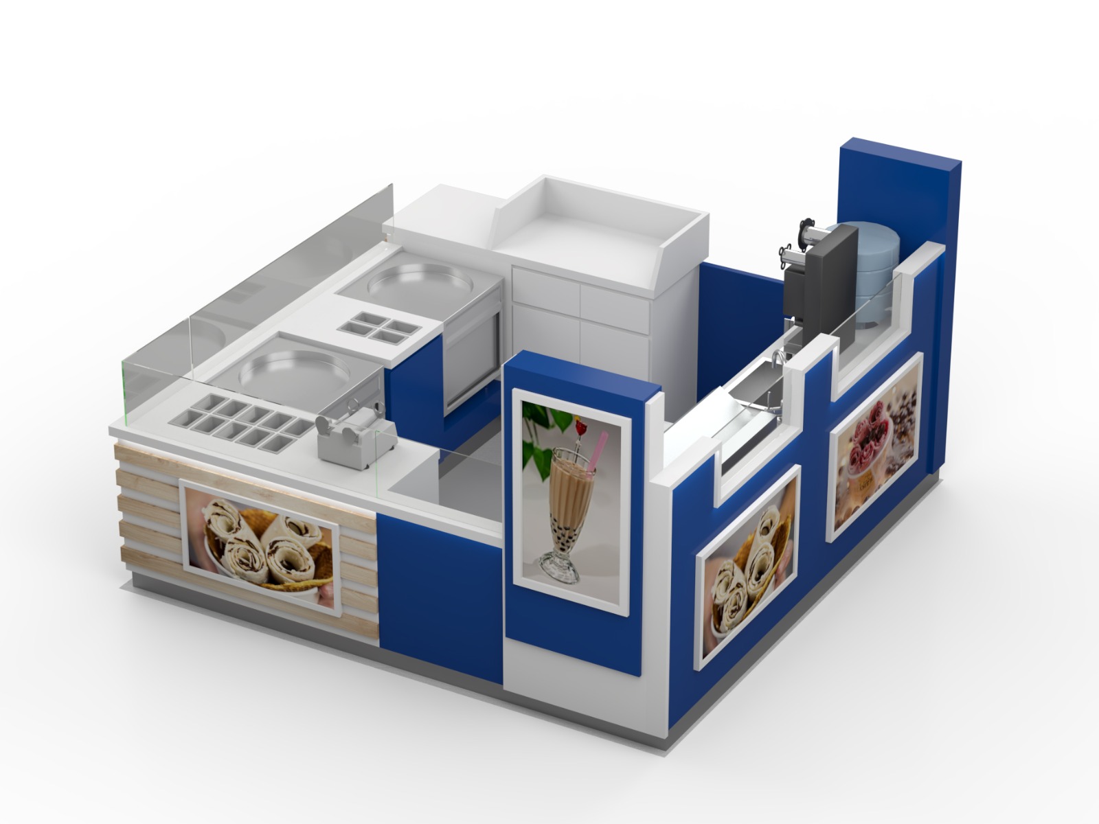 ice cream kiosk