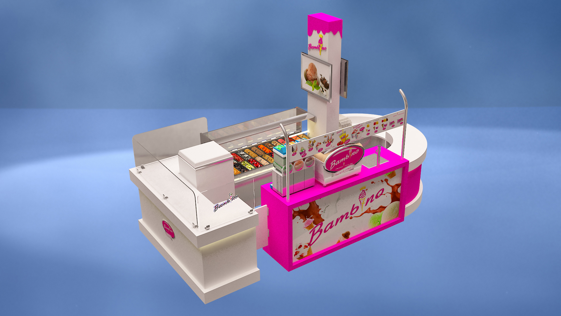 ice cream kiosk