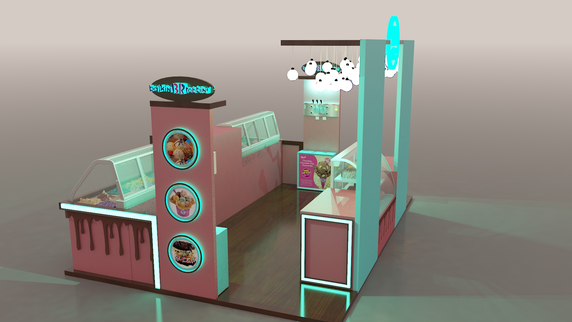 ice cream kiosk