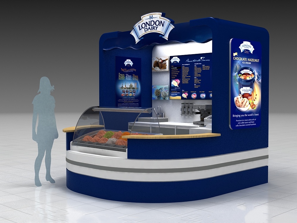 ice cream kiosk