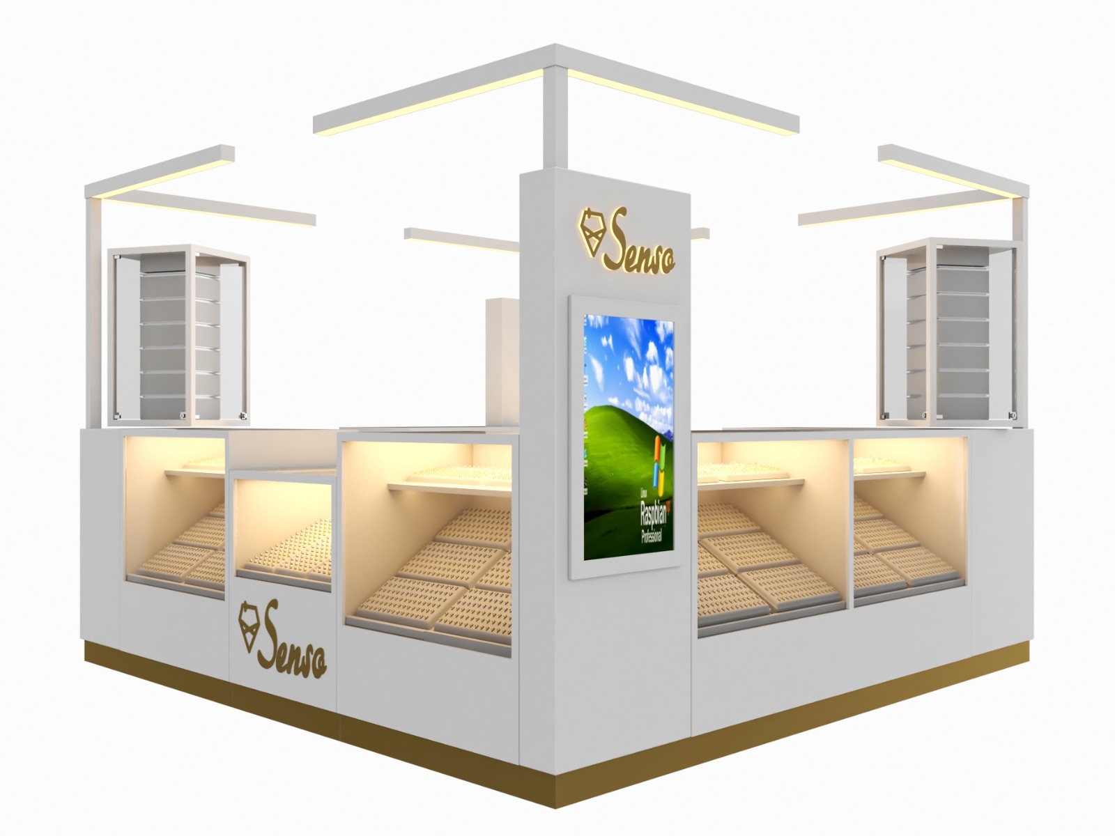  Jewelry Display Kiosk