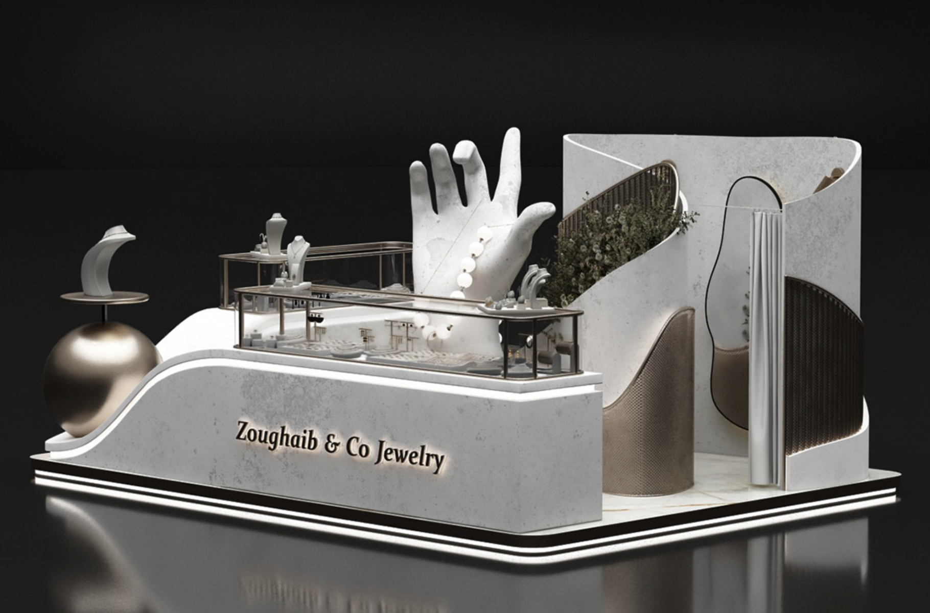 jewelry store furniture