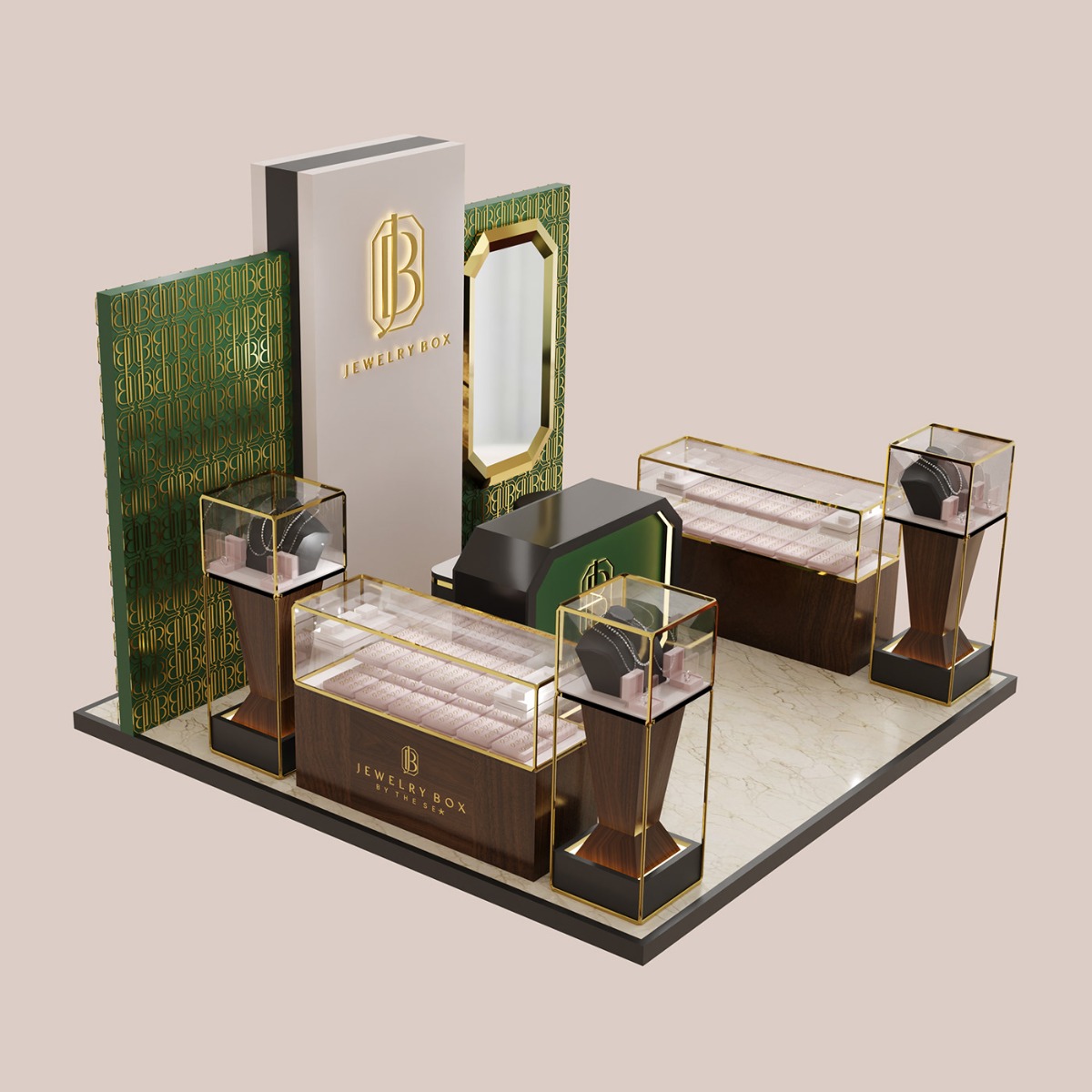 Elegant Jewelry Showcase