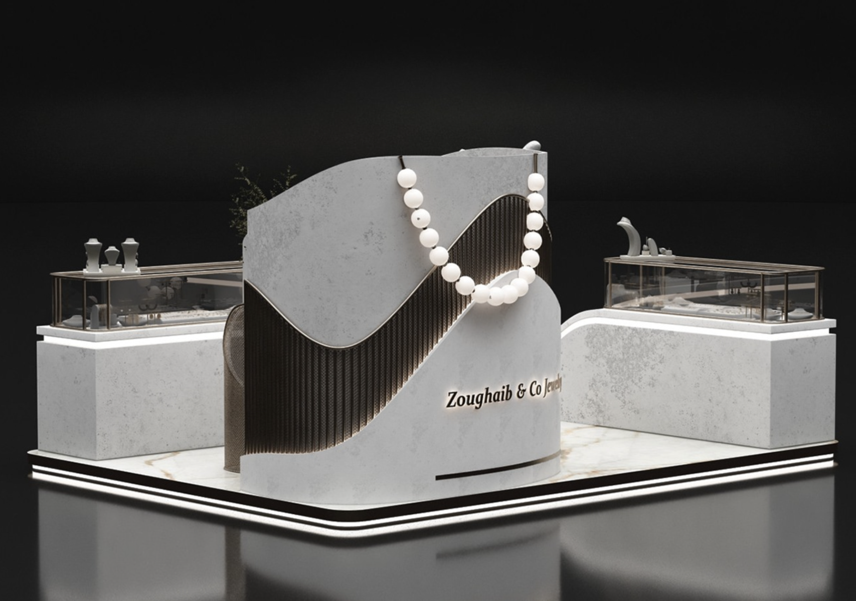 jewelry display kiosk