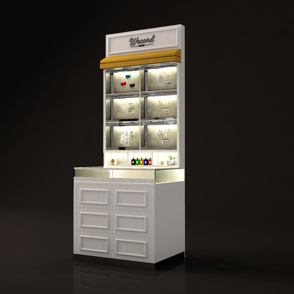 Jewelry Accessories Wall Unit