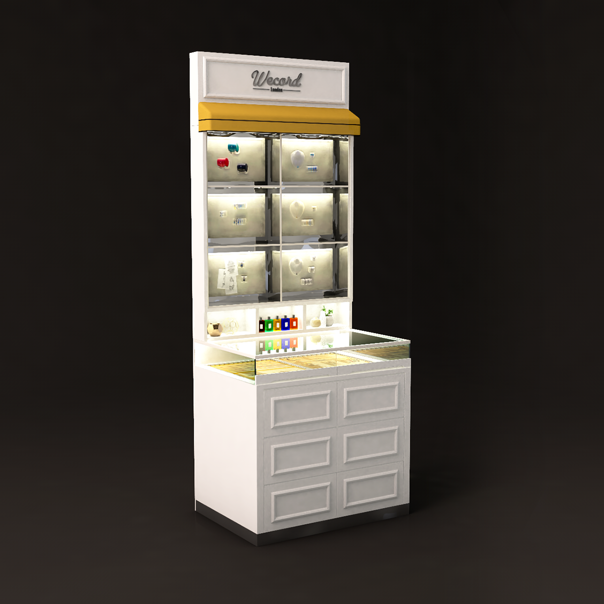 jewelry wall cabinet