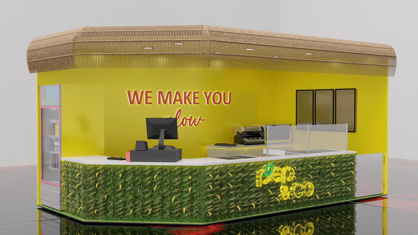 Juice Shop Counter