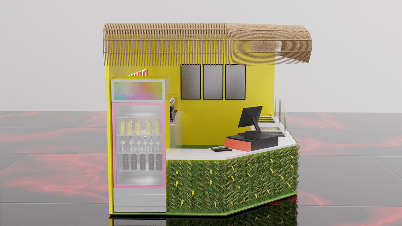 Juice Shop Counter