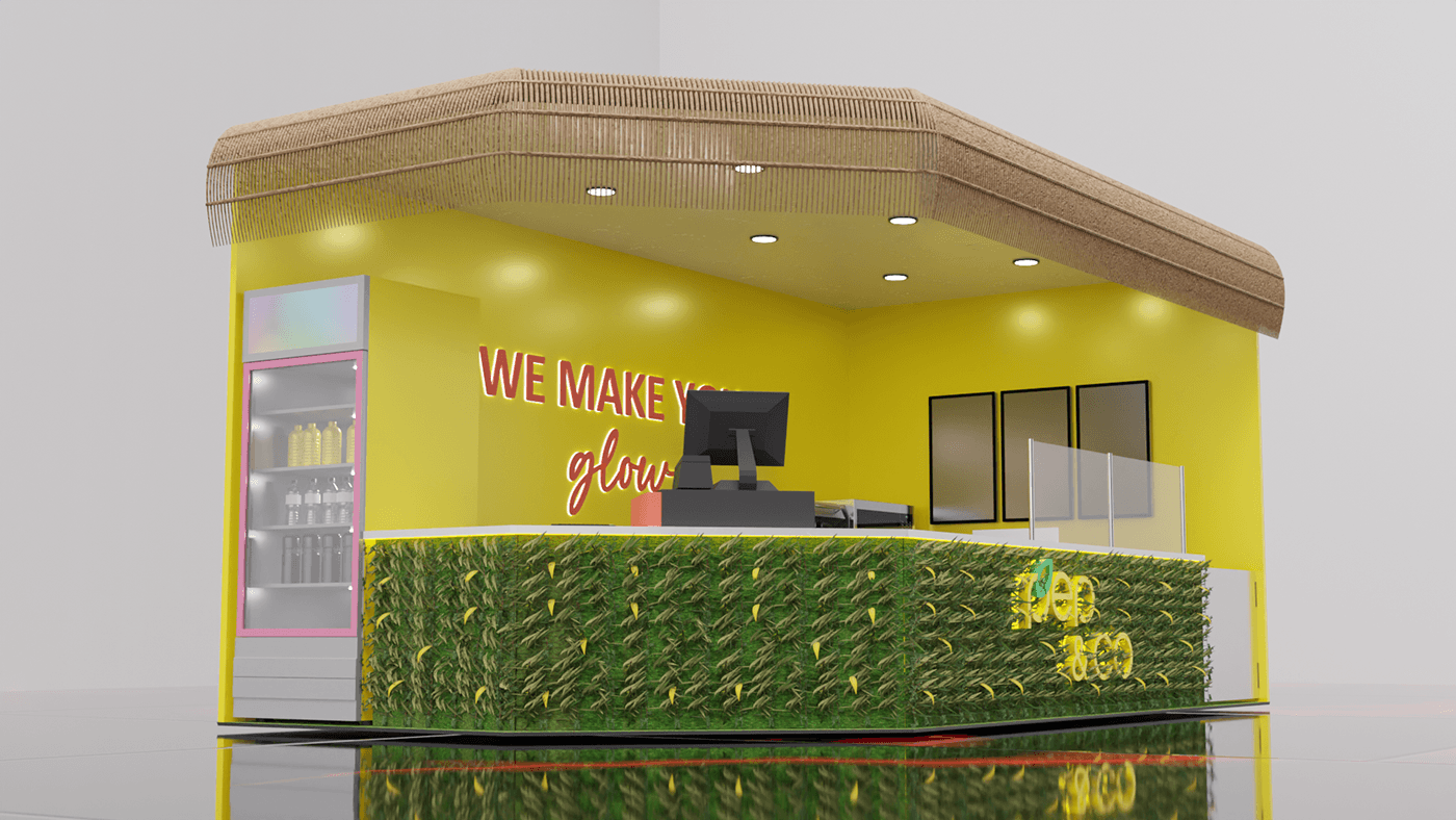 Juice Shop Counter
