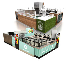 juice kiosk design