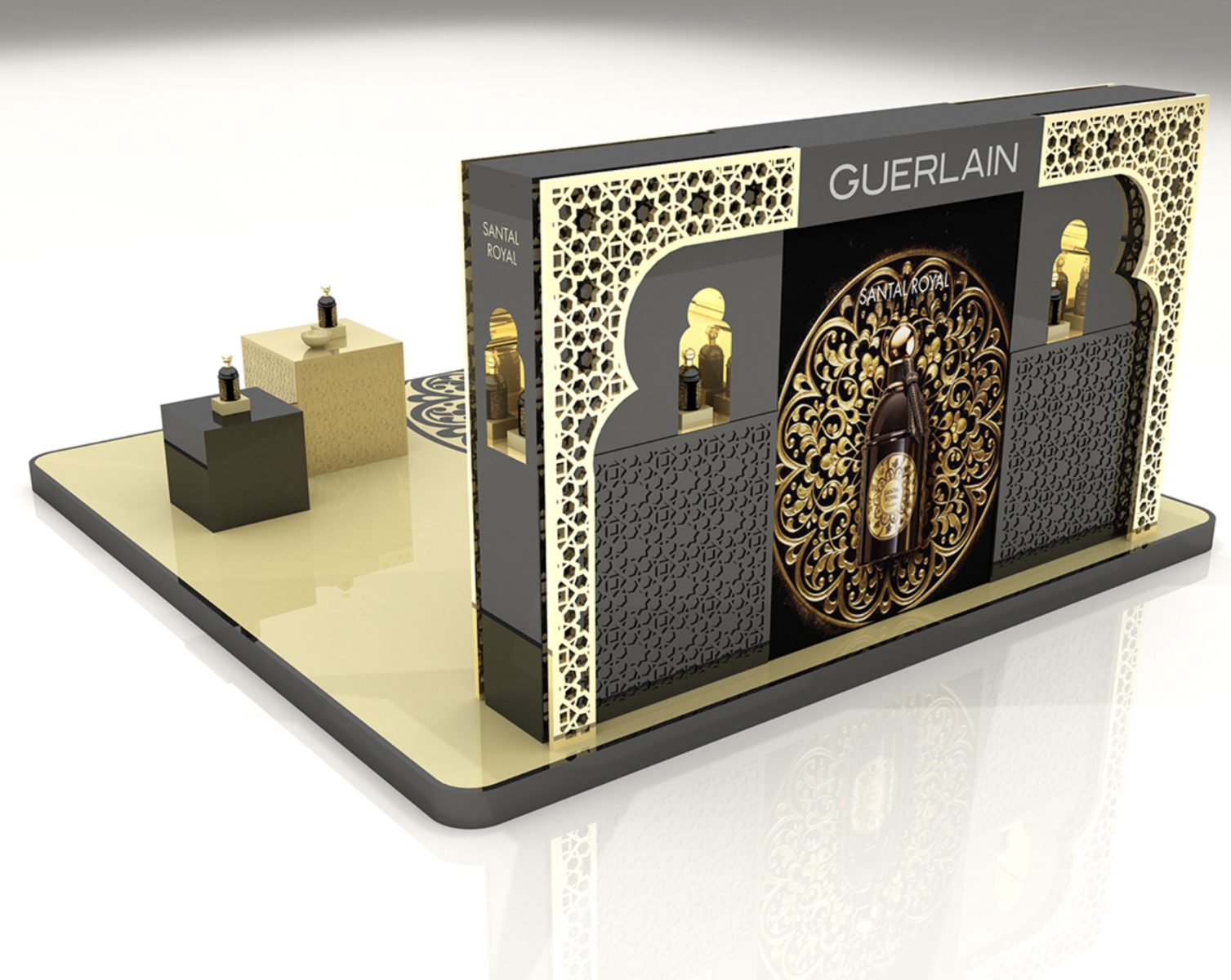 perfume kiosk