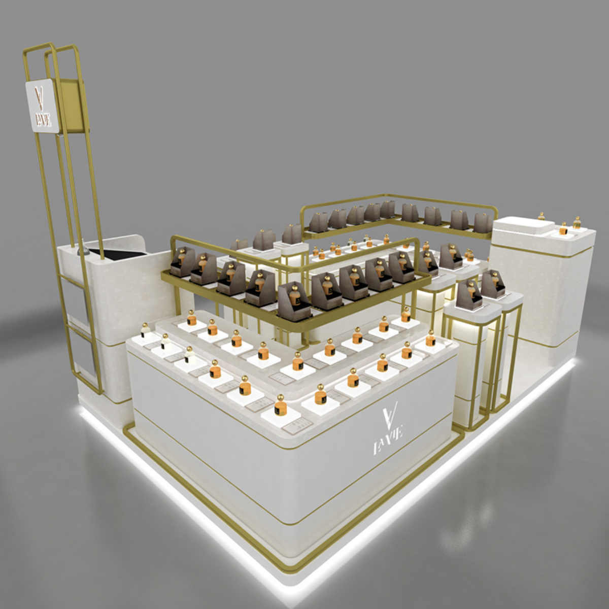 perfume kiosk