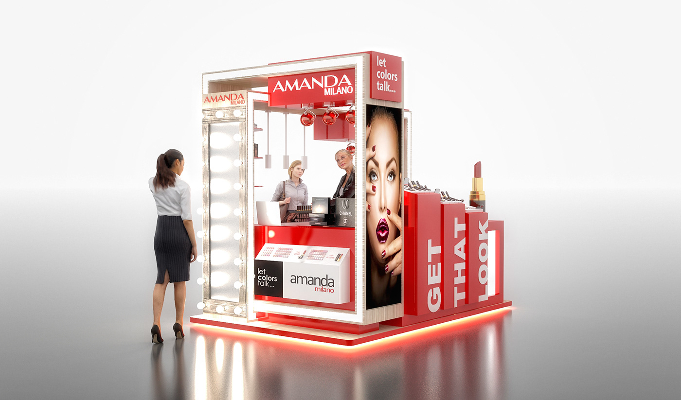 makeup kiosk