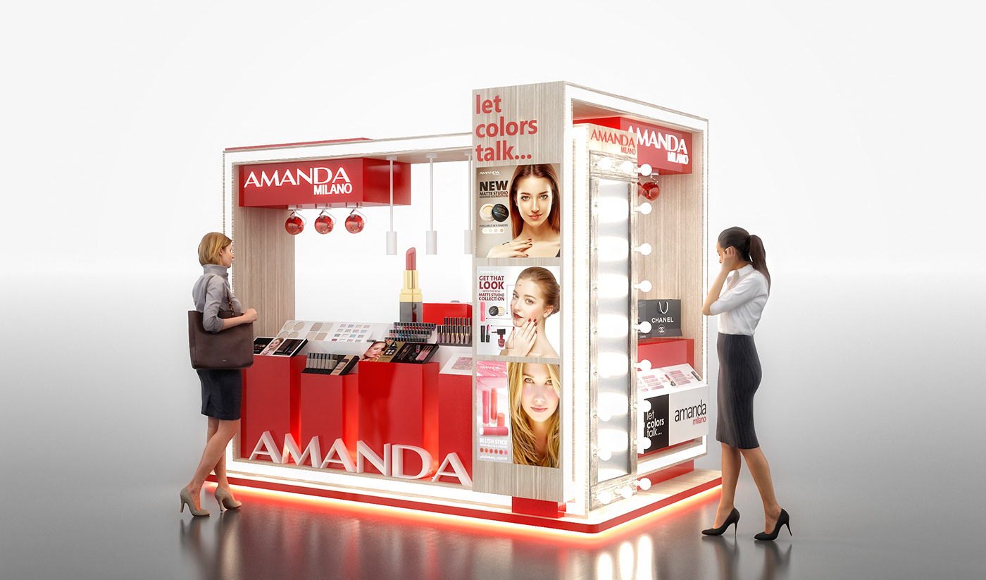 makeup kiosk
