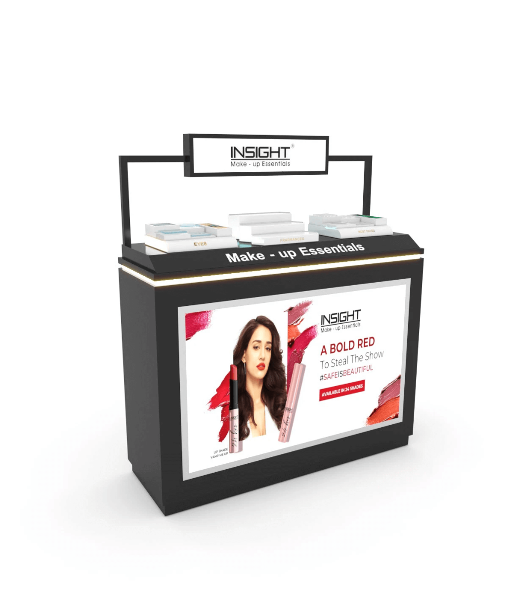 Black Makeup Display Kios