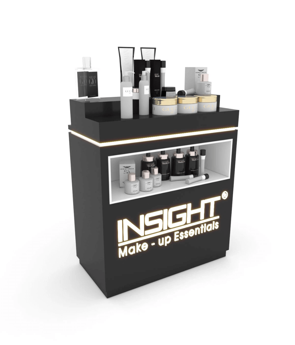 Black Makeup Display Kios