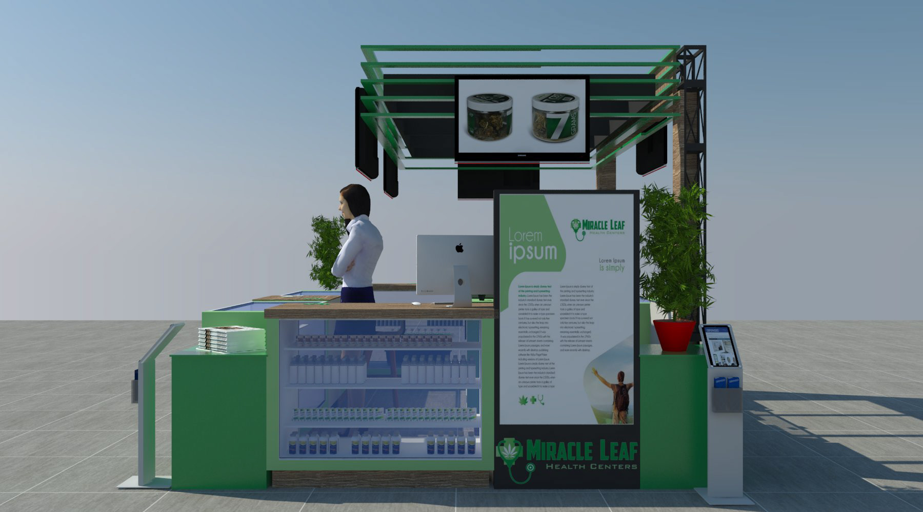 Medicine Display Kiosk 