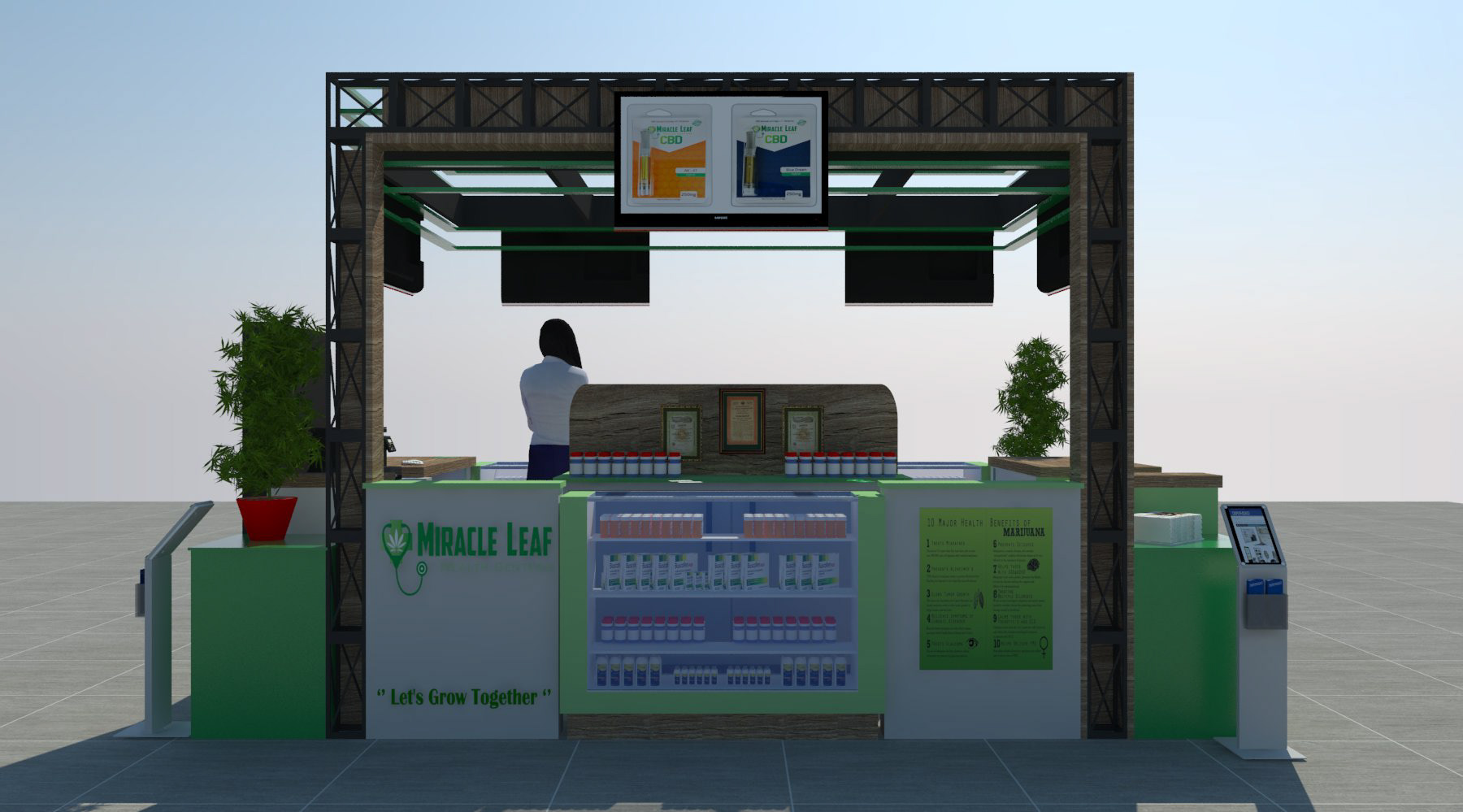 Medicine Display Kiosk 