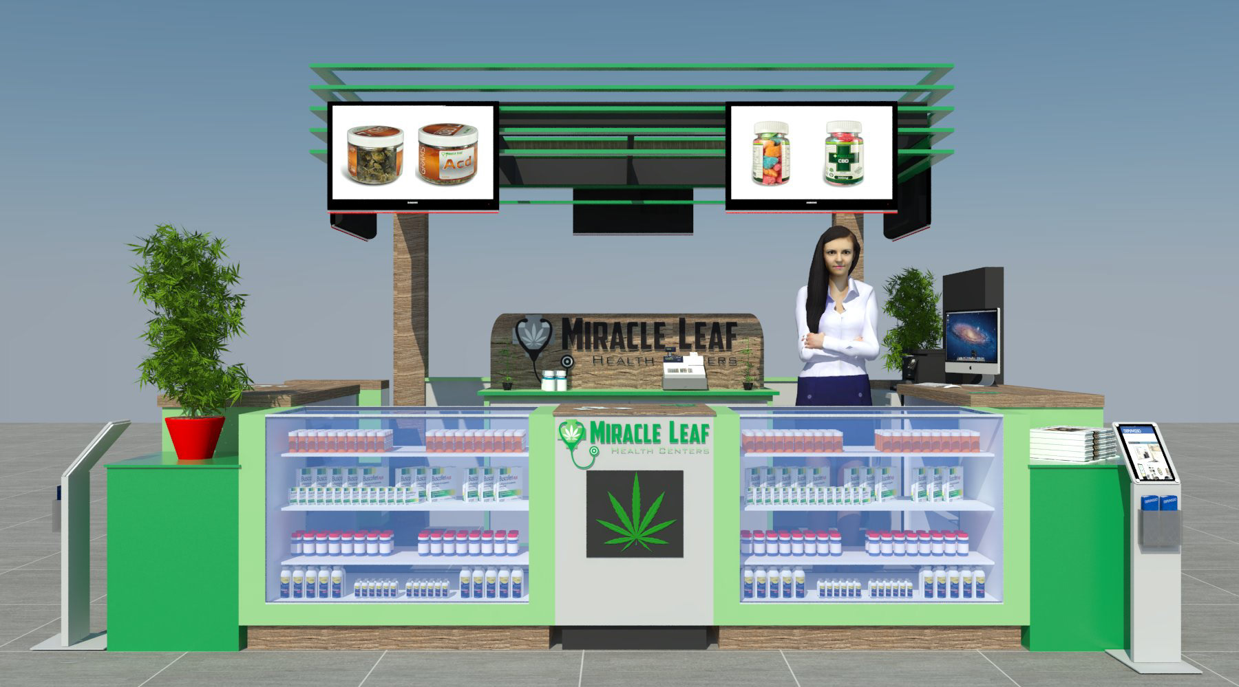 Medicine Display Kiosk 