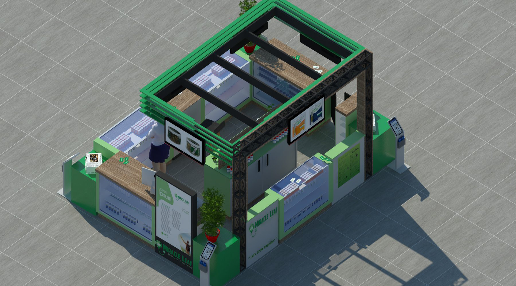 Medicine Display Kiosk 