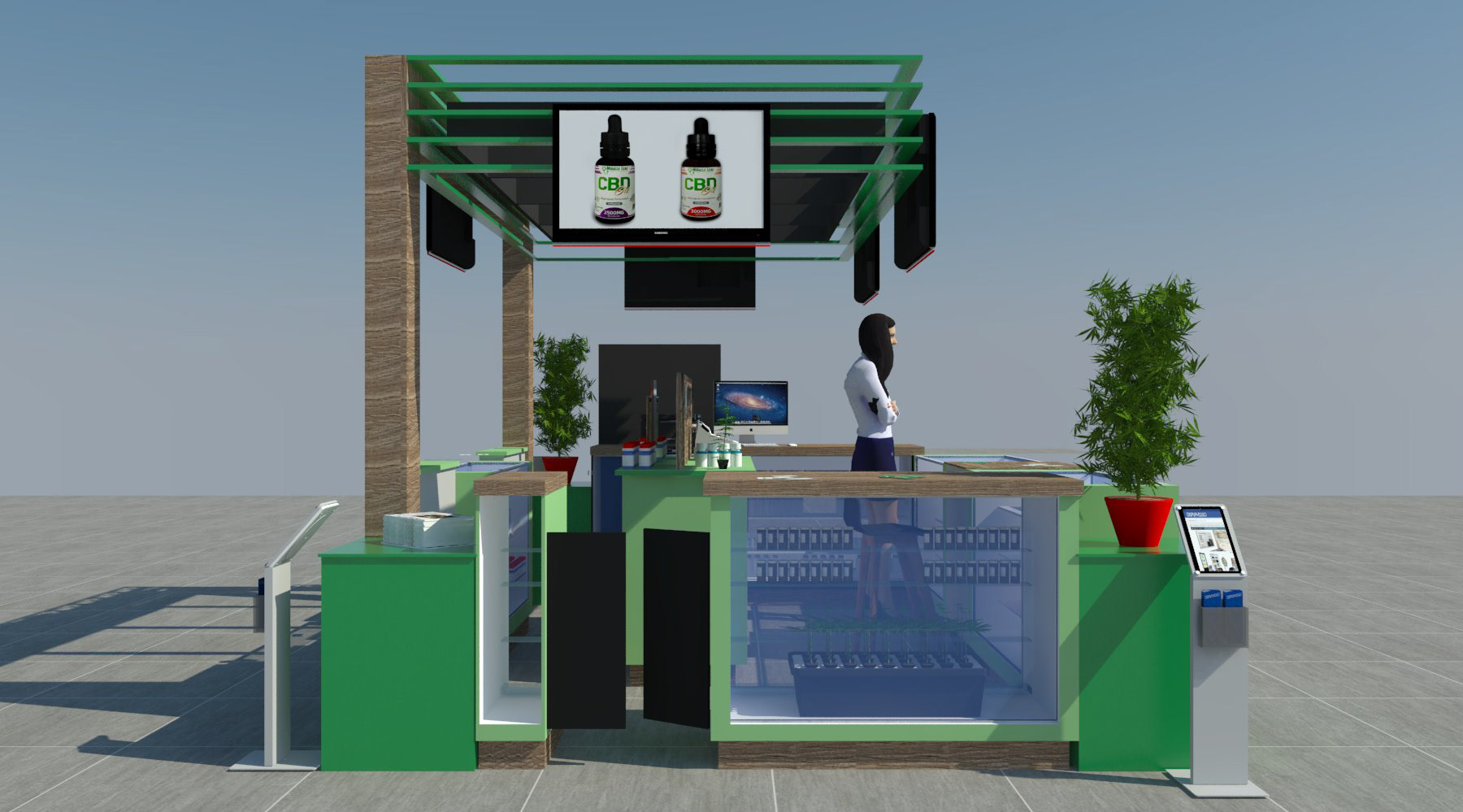 Medicine Display Kiosk 
