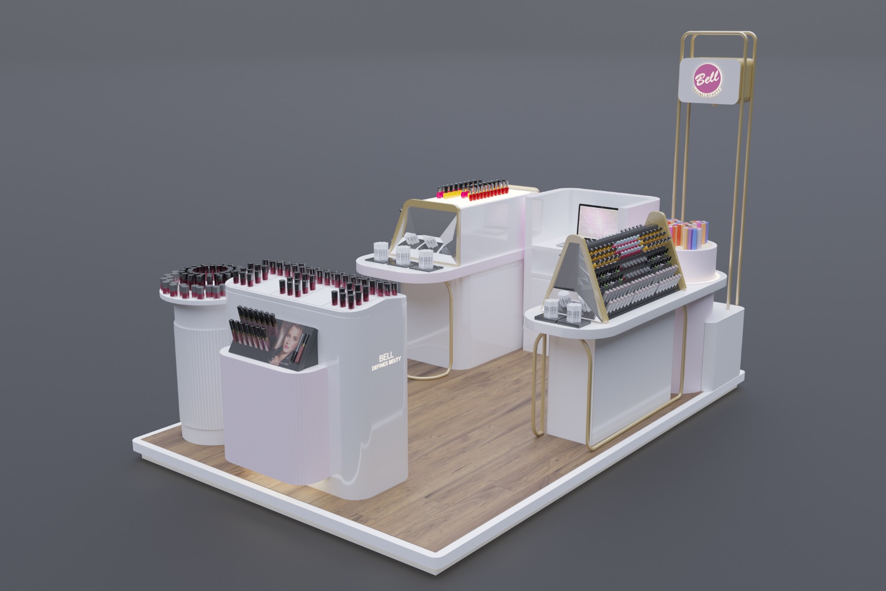 beauty salon kiosk