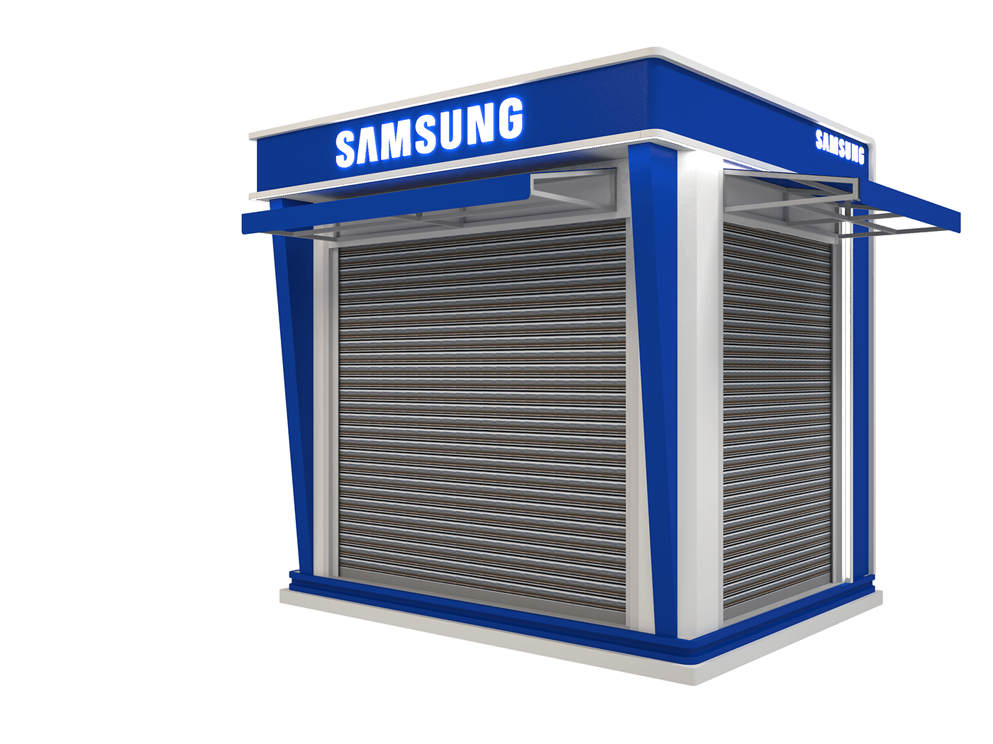 Outdoor Phone Accessories Kiosk