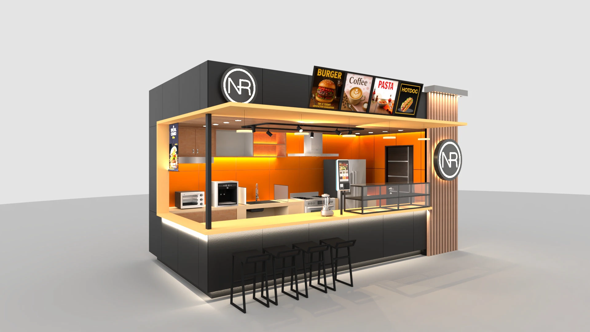 outdoor kiosk