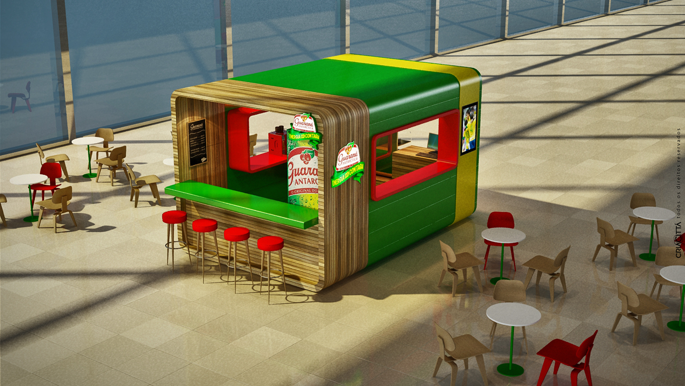 Attractive Outdoor Kiosk 