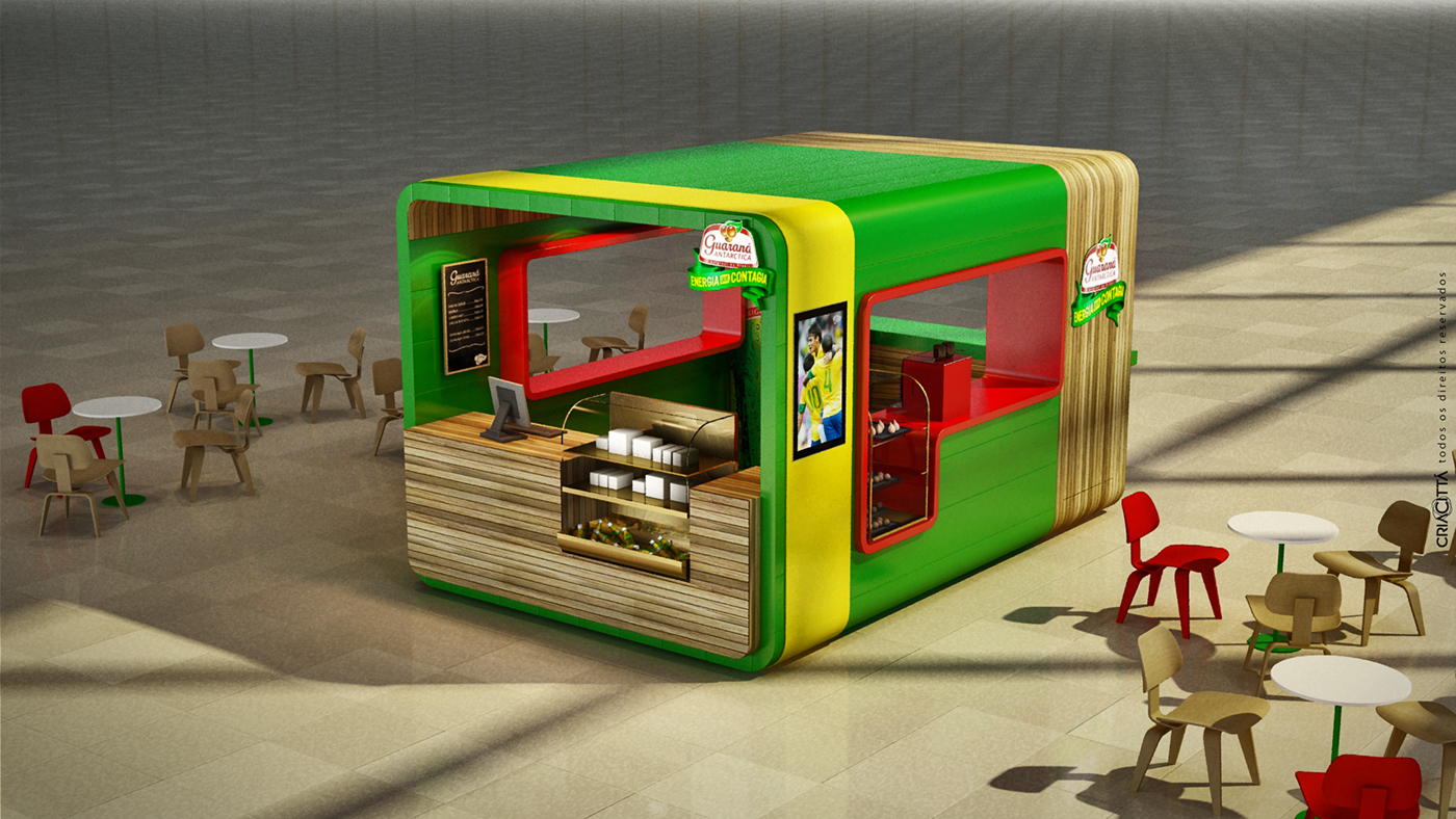 Attractive Outdoor Kiosk 