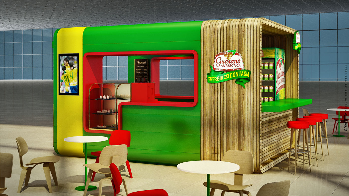 Attractive Outdoor Kiosk 