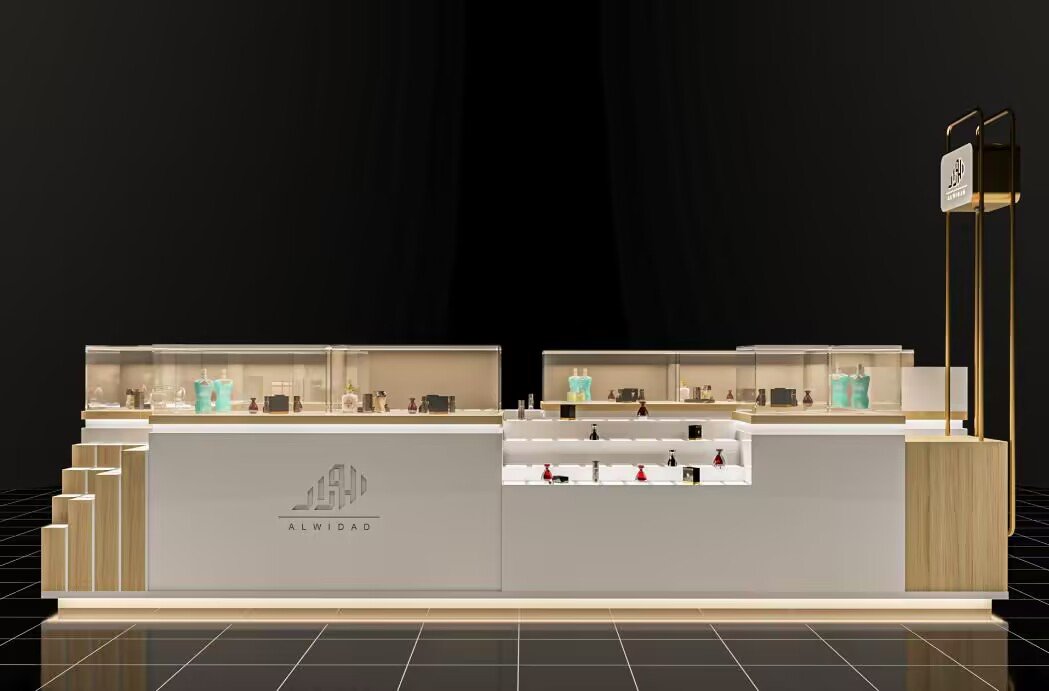 perfume kiosk