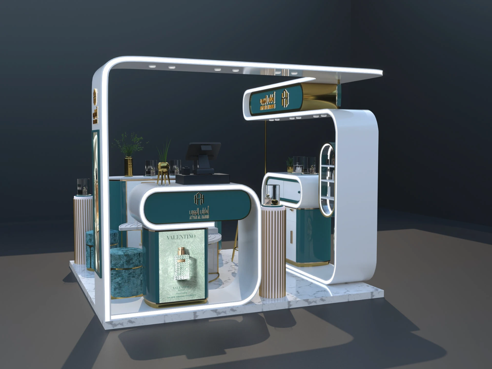 perfume booth