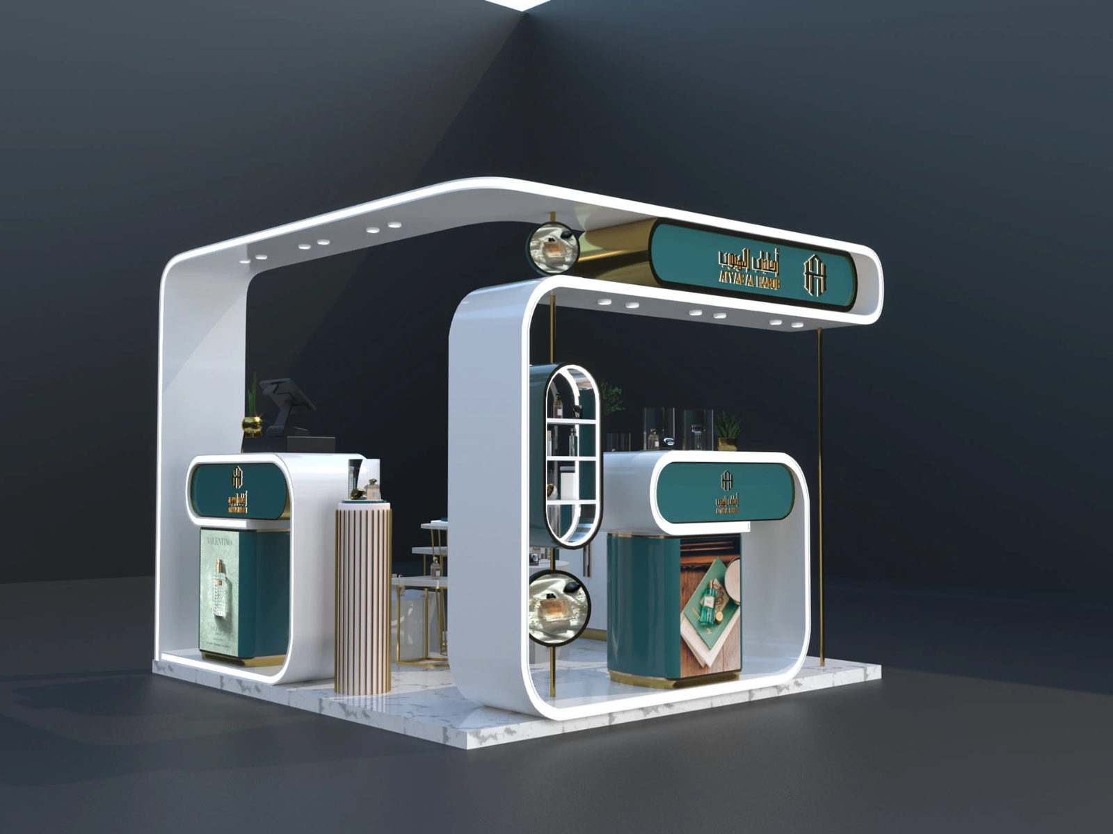 perfume booth