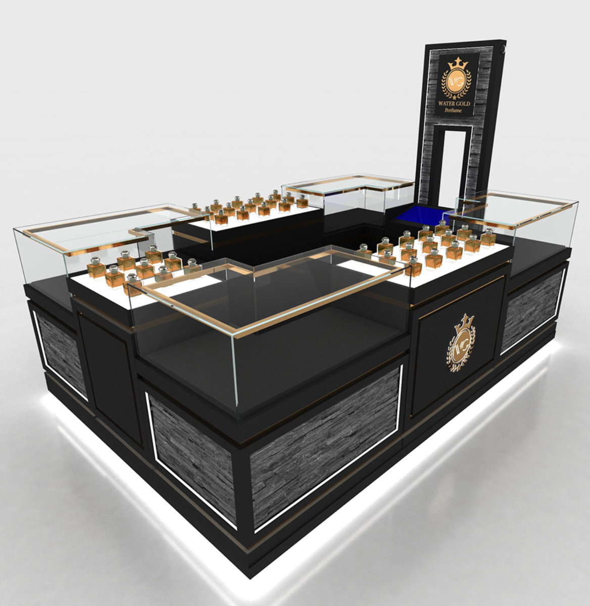 perfume kiosk