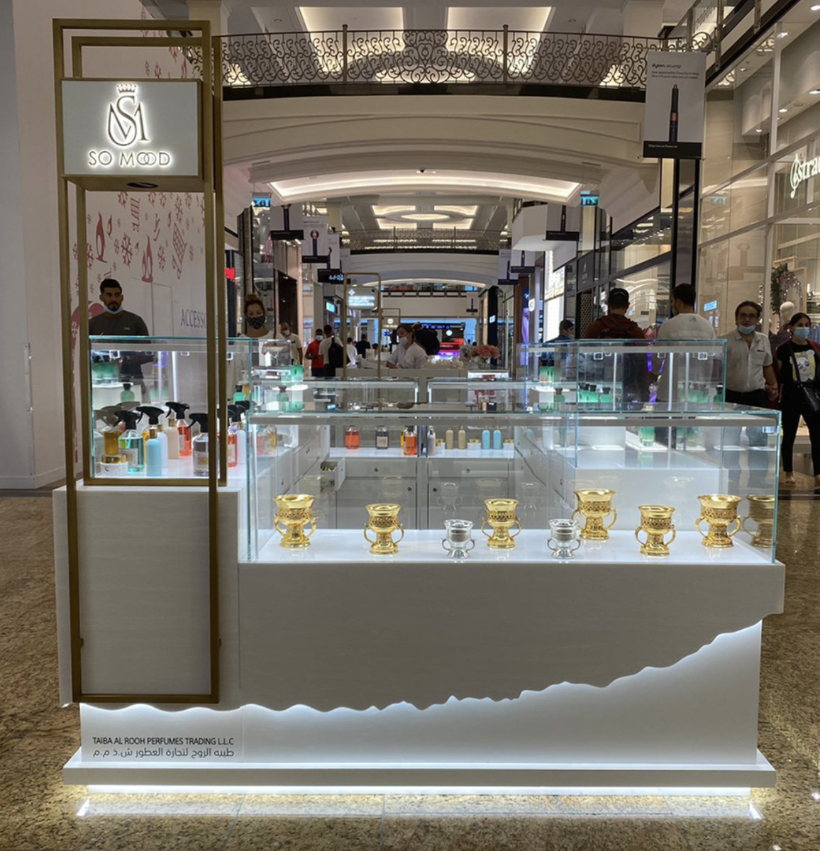 perfume kiosk