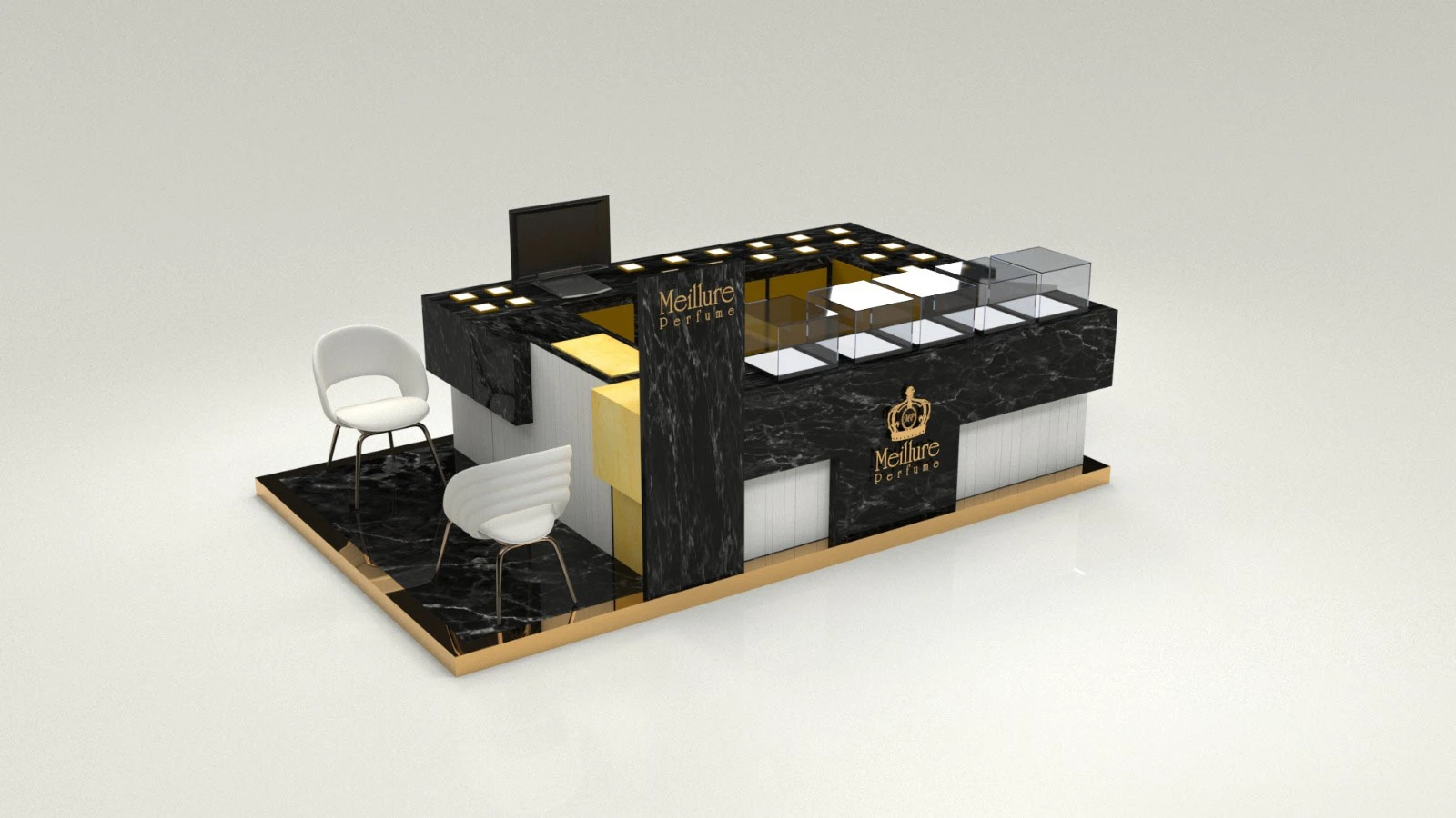perfume kiosk