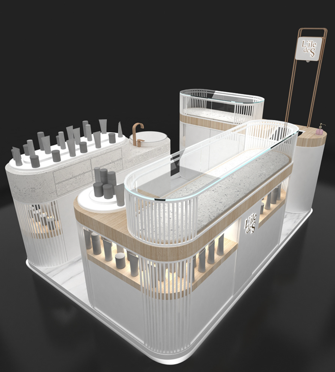 perfume kiosk