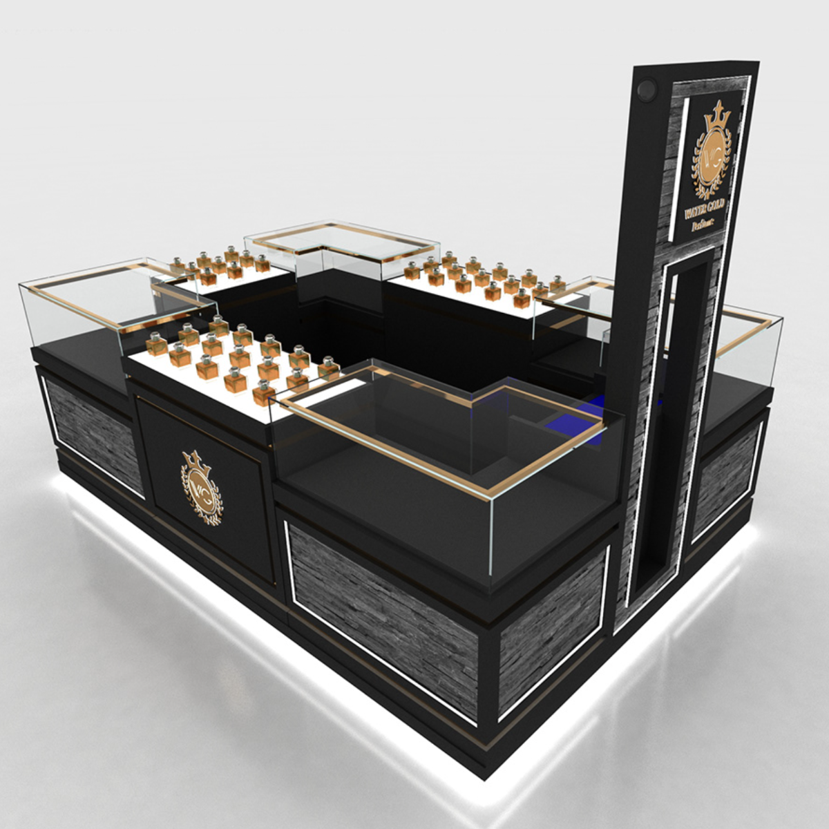 perfume kiosk