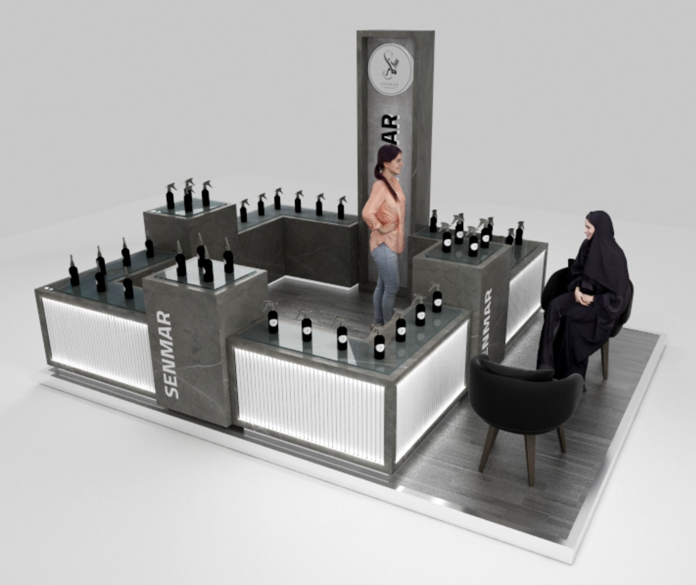 Perfume kiosk