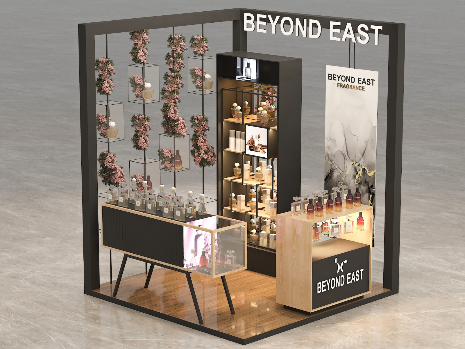 perfume kiosk