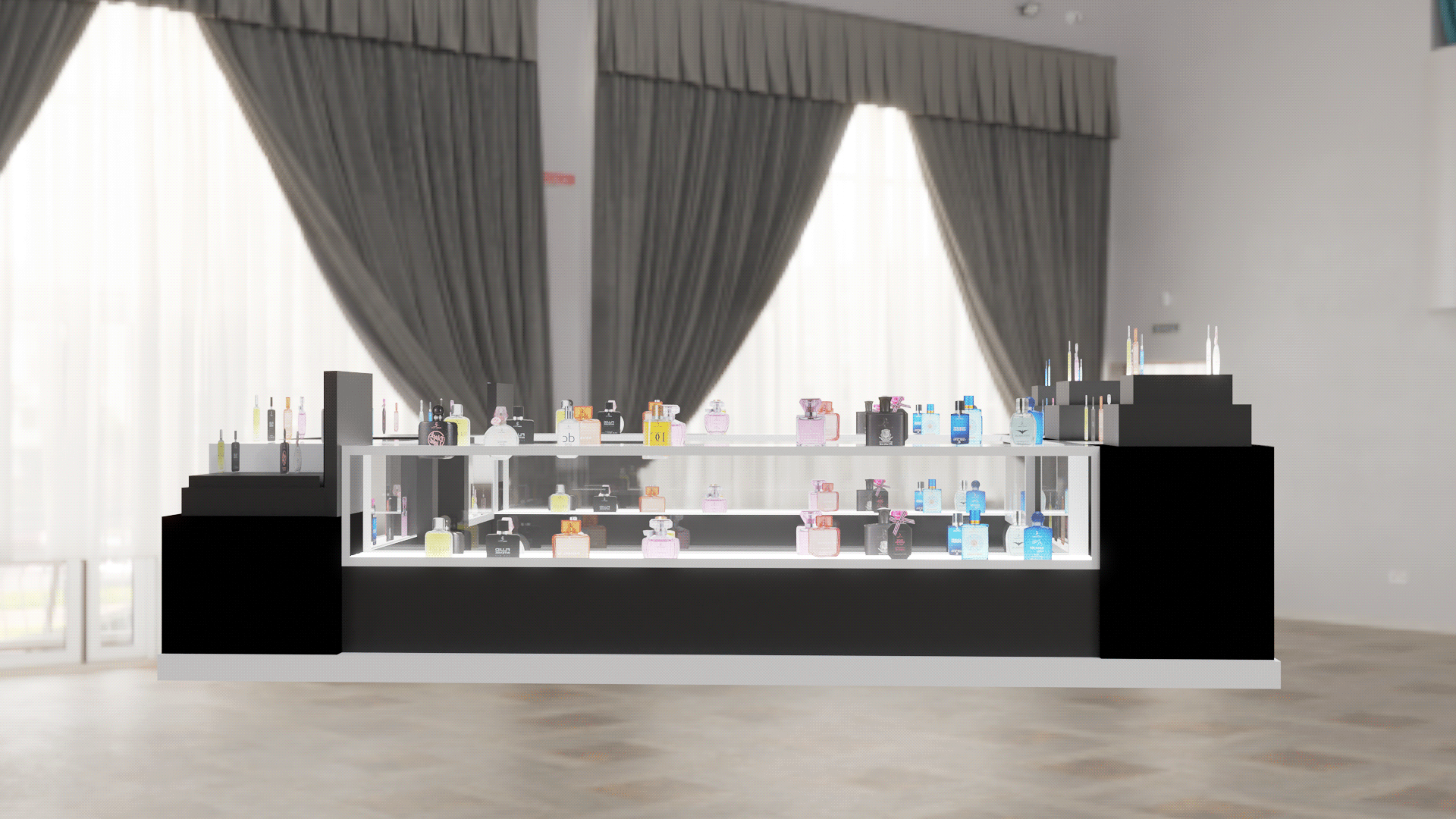 Black Perfume Kiosk
