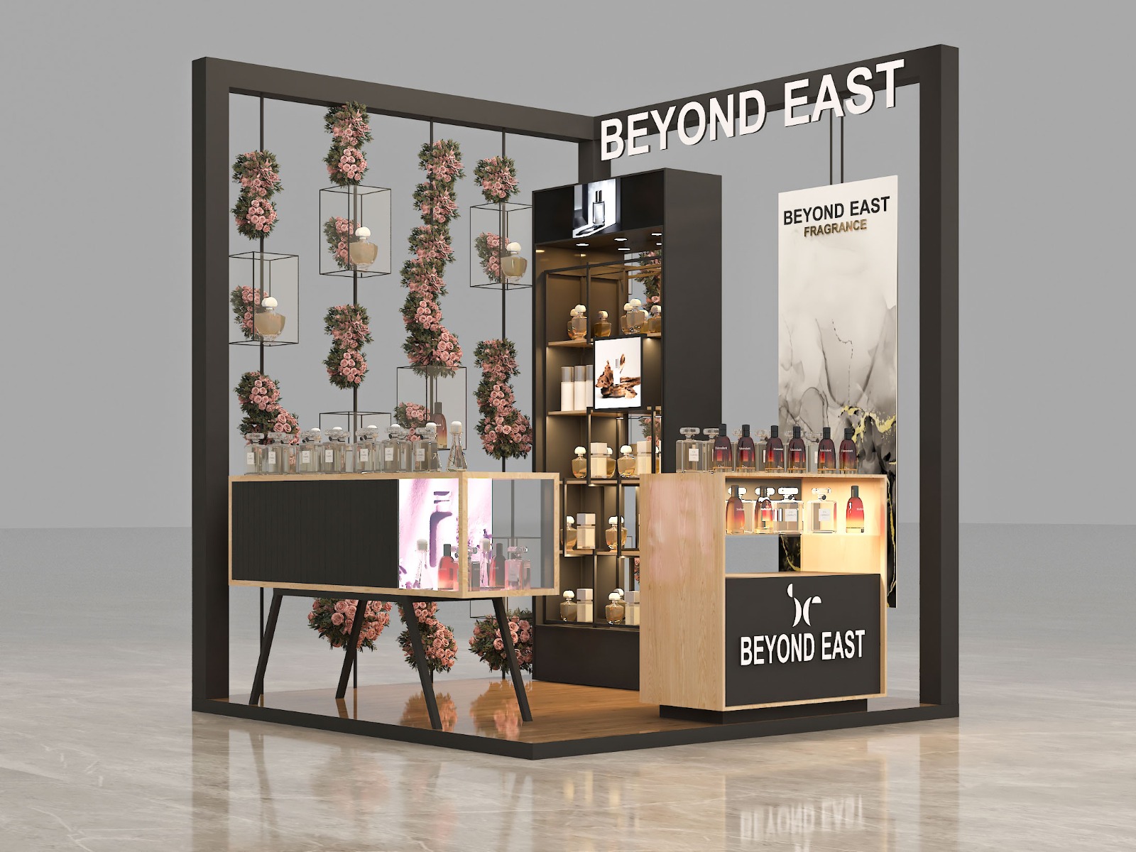 perfume kiosk