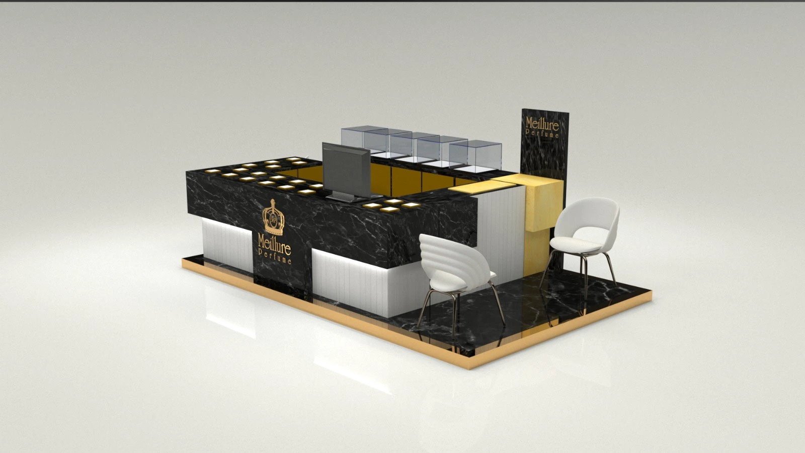 perfume kiosk