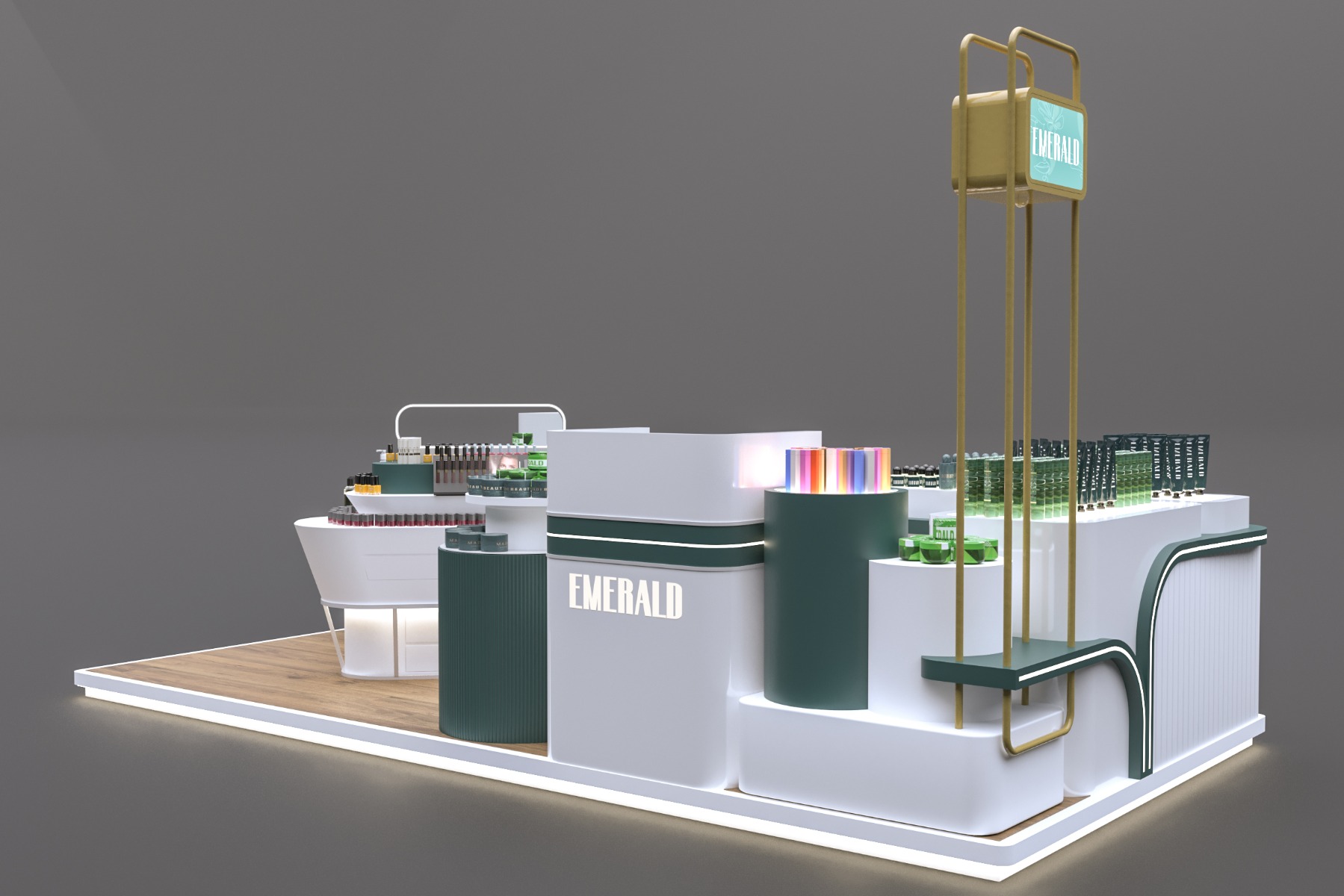 perfume kiosk