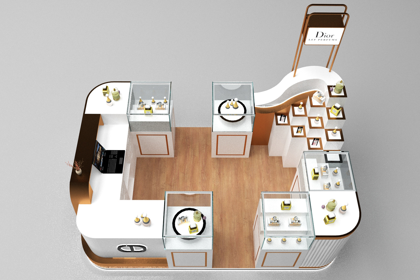 Perfume Indoor Kiosk 