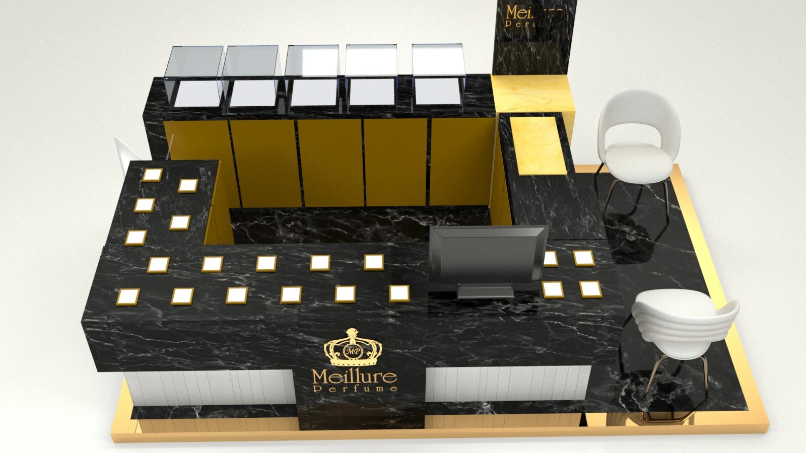 perfume kiosk